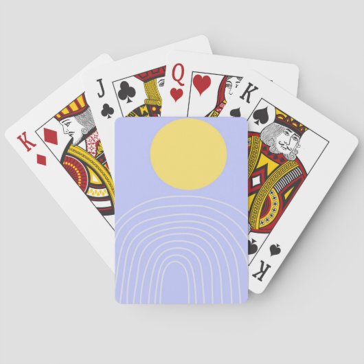 moderne abstrakte Kunst Spielkarten (Rückseite)