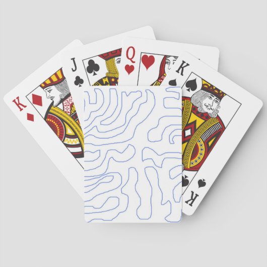 moderne abstrakte Kunst Spielkarten (Rückseite)