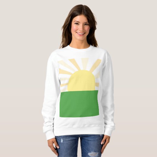 moderne abstrakte Kunst Sweatshirt (Vorne ganz)