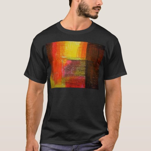 Moderne Abstrakte Kunst T-Shirt (Vorderseite)