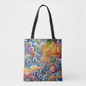 Moderne Abstrakte Kunst Tasche (Vorderseite)