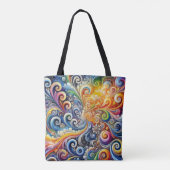 Moderne Abstrakte Kunst Tasche (Rückseite)