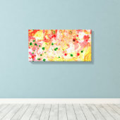 Moderne Abstrakte Kunst Trendfarben Rosa Leinwanddruck (Insitu (Holzboden))