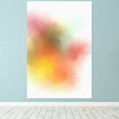 Moderne Abstrakte Kunst Trendly Lila Green Leinwanddruck (Insitu (Holzboden))