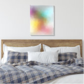 Moderne Abstrakte Kunst Trendrot Gelb Lila Leinwanddruck (Insitu (Schlafzimmer))