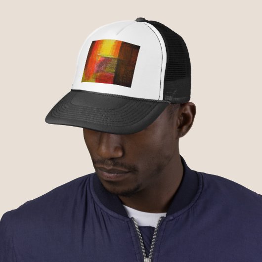 Moderne Abstrakte Kunst Truckerkappe (Beispiel)