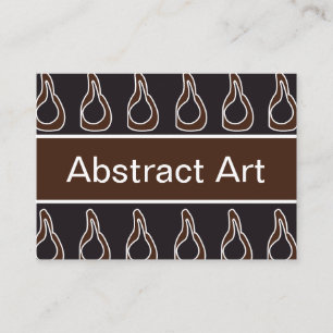 Moderne Abstrakte Kunst Visitenkarte