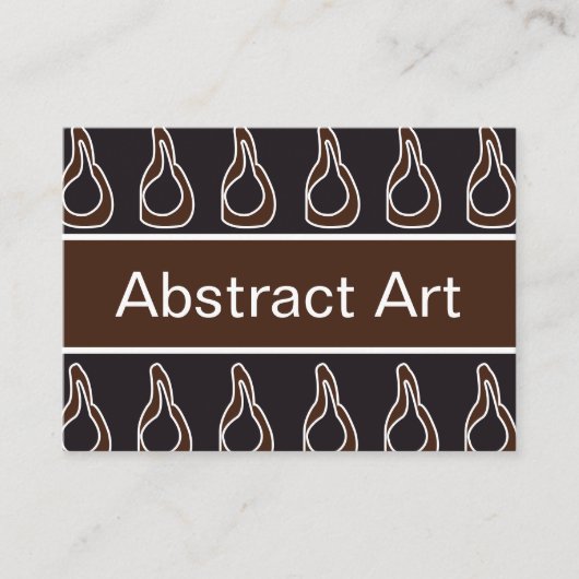 Moderne Abstrakte Kunst Visitenkarte (Vorderseite)