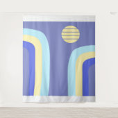 moderne abstrakte Kunst Wandteppich (Vorderseite)