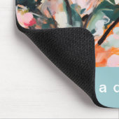 Moderne Abstrakte Kunst Wasserfarben Personalisier Mousepad (Ecke)