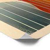 Moderne Abstrakte Kunst zelebriert Frauenförderung Poster (Ecke)