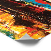 Moderne Abstrakte Kunstdrucke Poster (Ecke)