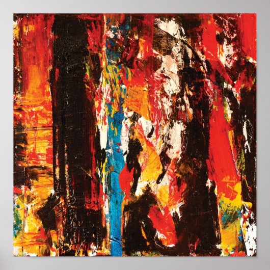 Moderne Abstrakte Kunstdrucke Poster (Vorne)