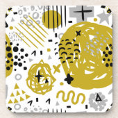 Moderne Abstrakte Kunstformen Getränkeuntersetzer (Vorderseite)