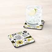 Moderne Abstrakte Kunstformen Getränkeuntersetzer (Rechte Seite)