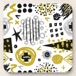 Moderne Abstrakte Kunstformen Getränkeuntersetzer