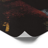 Moderne Abstrakte Kunstgegenstände Poster (Ecke)