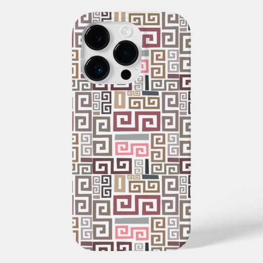 moderne abstrakte künstlerische farbige Linien Case-Mate iPhone Hülle (Rückseite)