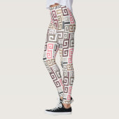 moderne abstrakte Kunstlinien Leggings (Links)