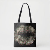 Moderne Abstrakte Kunstlippen #9 Tasche (Vorderseite)