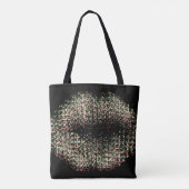 Moderne Abstrakte Kunstlippen #9 Tasche (Rückseite)
