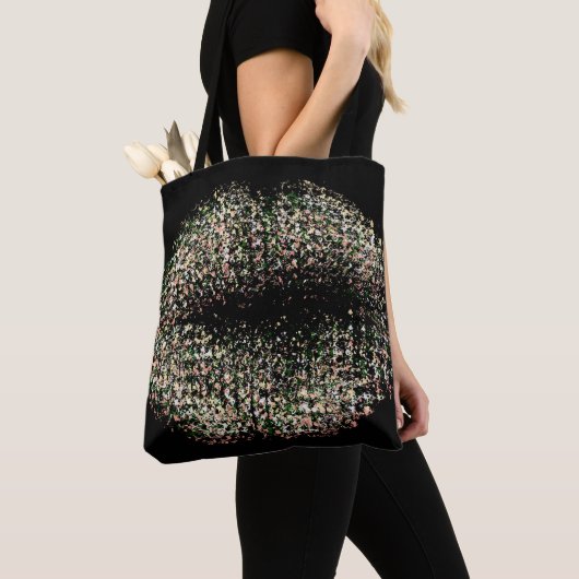 Moderne Abstrakte Kunstlippen #9 Tasche (Von Nahem)