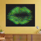Moderne Abstrakte Kunstlips #12 Leinwanddruck (Insitu (Wohnzimmer))