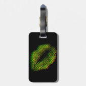 Moderne Abstrakte Kunstlips #13 Gepäckanhänger (Rückseite vertikal)