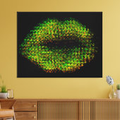 Moderne Abstrakte Kunstlips #13 Leinwanddruck (Insitu (Wohnzimmer))