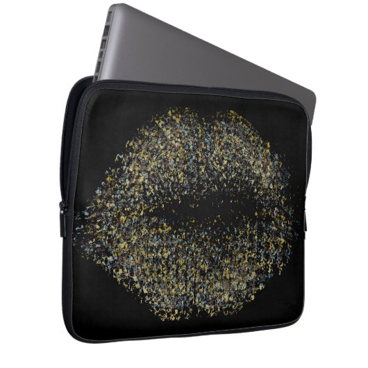 Moderne Abstrakte Kunstlips #16 Laptopschutzhülle (Vorne Rechts)