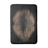 Moderne Abstrakte Kunstlips #18 Badematte (Vorderseite Vertikal)