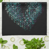 Moderne Abstrakte Kunstlips #23 Geschirrtuch (Gefaltet)