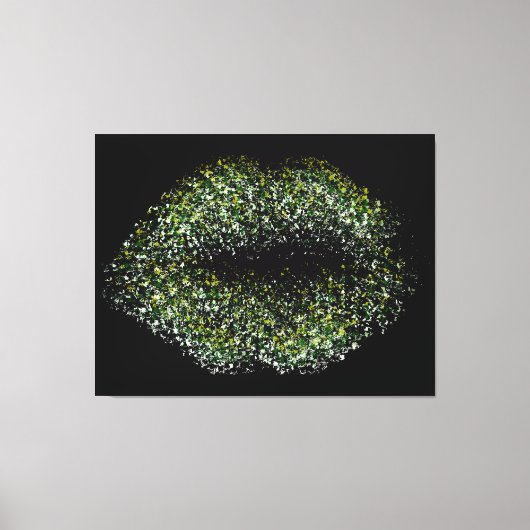 Moderne Abstrakte Kunstlips #28 Leinwanddruck (Vorderseite)