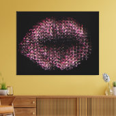 Moderne Abstrakte Kunstlips #30 Leinwanddruck (Insitu (Wohnzimmer))