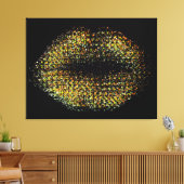 Moderne Abstrakte Kunstlips #41 Leinwanddruck (Insitu (Wohnzimmer))