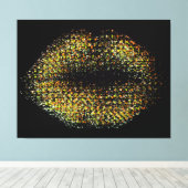 Moderne Abstrakte Kunstlips #41 Leinwanddruck (Insitu (Holzboden))