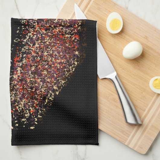 Moderne Abstrakte Kunstlips #45 Geschirrtuch (Viertel Falte)