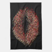 Moderne Abstrakte Kunstlips #45 Geschirrtuch (Vertikal)