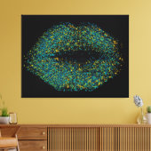 Moderne Abstrakte Kunstlips #47 Leinwanddruck (Insitu (Wohnzimmer))