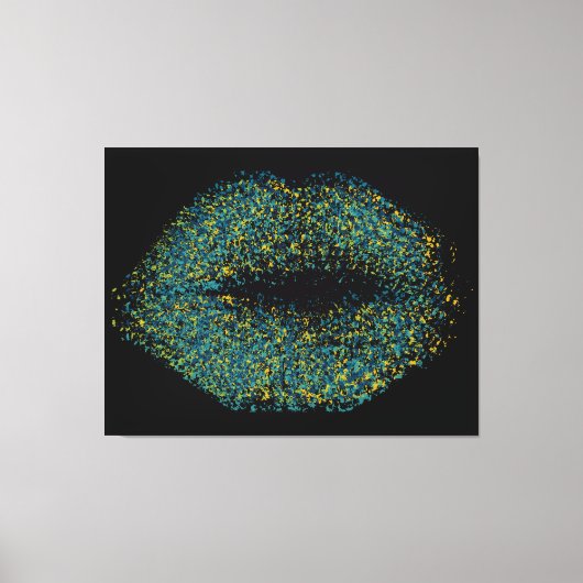 Moderne Abstrakte Kunstlips #47 Leinwanddruck (Vorderseite)