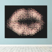 Moderne Abstrakte Kunstlips #48 Leinwanddruck (Insitu (Holzboden))