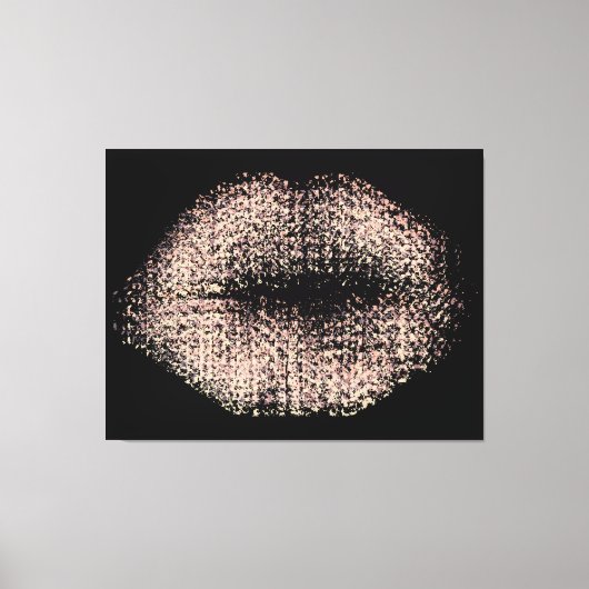 Moderne Abstrakte Kunstlips #48 Leinwanddruck (Vorderseite)