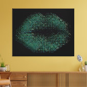 Moderne Abstrakte Kunstlips #58 Leinwanddruck (Insitu (Wohnzimmer))