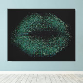 Moderne Abstrakte Kunstlips #58 Leinwanddruck (Insitu (Holzboden))