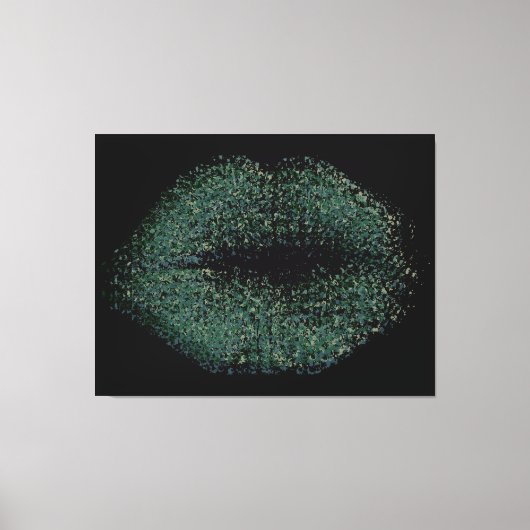 Moderne Abstrakte Kunstlips #58 Leinwanddruck (Vorderseite)