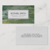 Moderne Abstrakte Kunstmalerei #50 Visitenkarte (Vorne/Hinten)