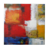 Moderne Abstrakte Kunstmalerei Fliese (Vorderseite)