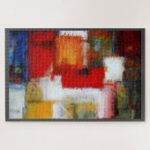 Moderne Abstrakte Kunstmalerei Puzzle (Horizontal)