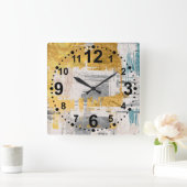 Moderne Abstrakte Kunstmauer Uhr (Zuhause)