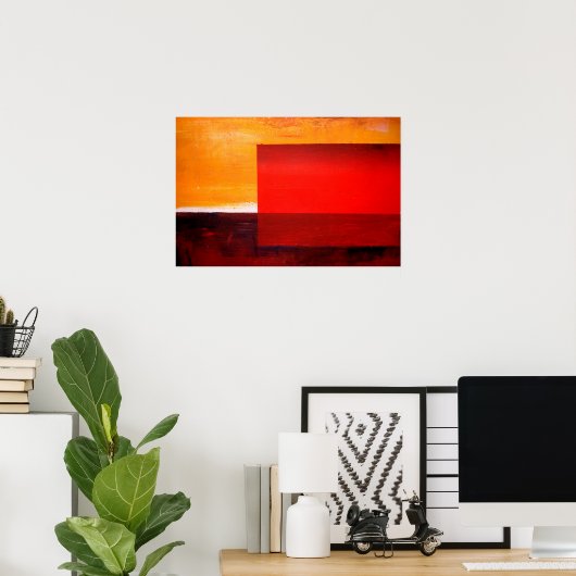 Moderne Abstrakte Kunstposter - Moderne Kunstdruck Poster (Heimbüro)